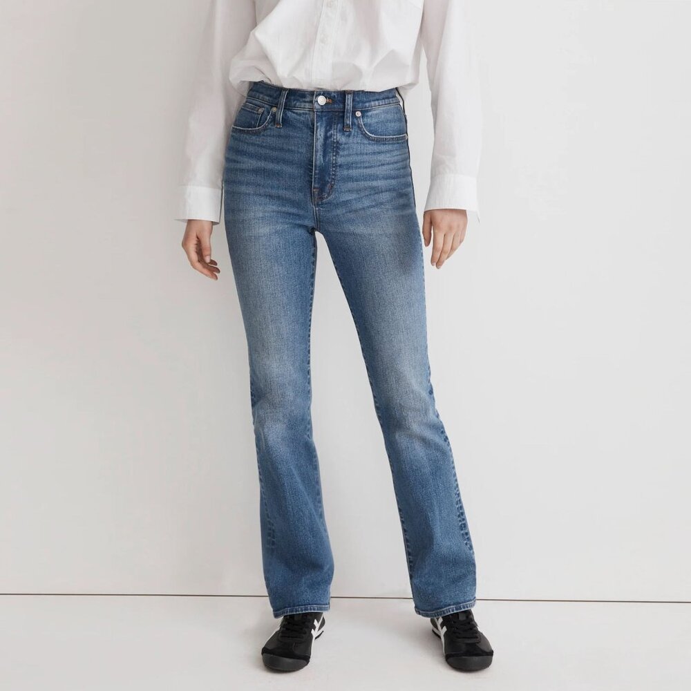 NWT MADEWELL Tall Skinny Flare Jeans in Fairson Wash Size 23‎
